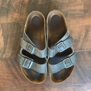Oil Rubbed Leather Birkenstocks
